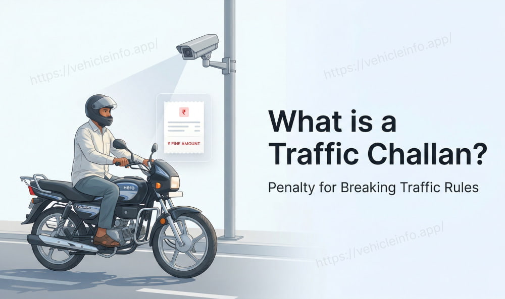 What is a Traffic Challan - Vehicleinfo