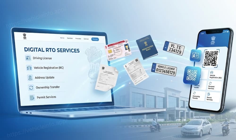 58 RTO services, including driving license and vehicle registration ...