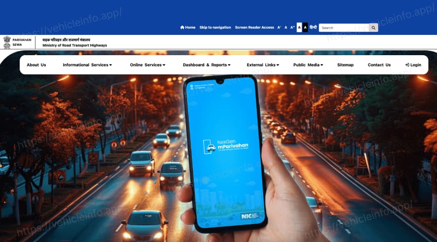 Parivahan challan portal