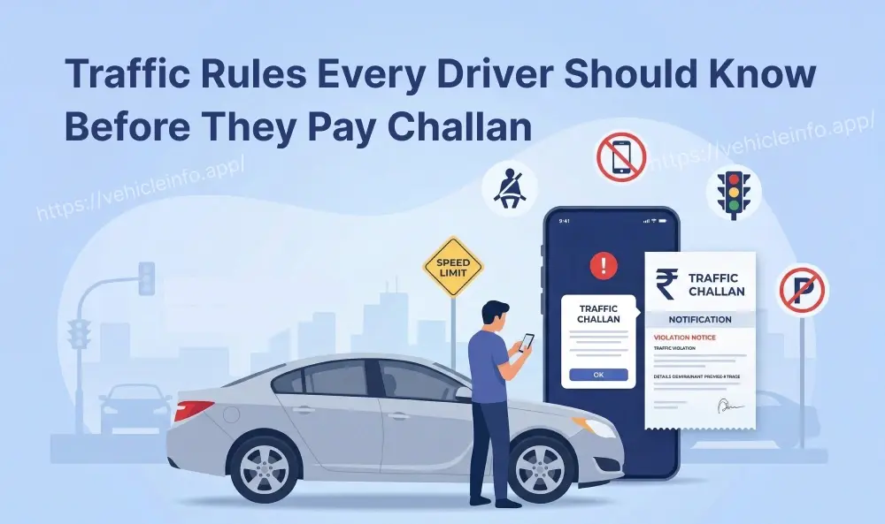 Traffic Rules Every Driver Should Know Before They Pay Challan