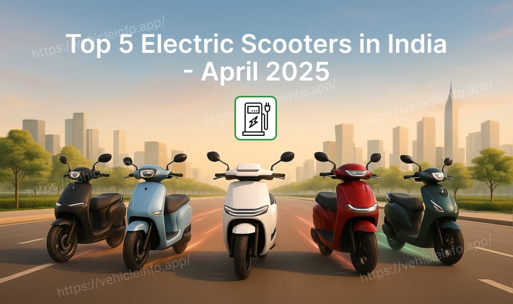 Top 5 Electric Scooters in India - April 2025