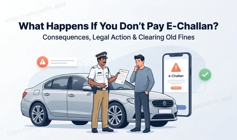 What Happens If You Don't Pay E-Challan? Consequences, Legal Action and How to Clear Old Fines