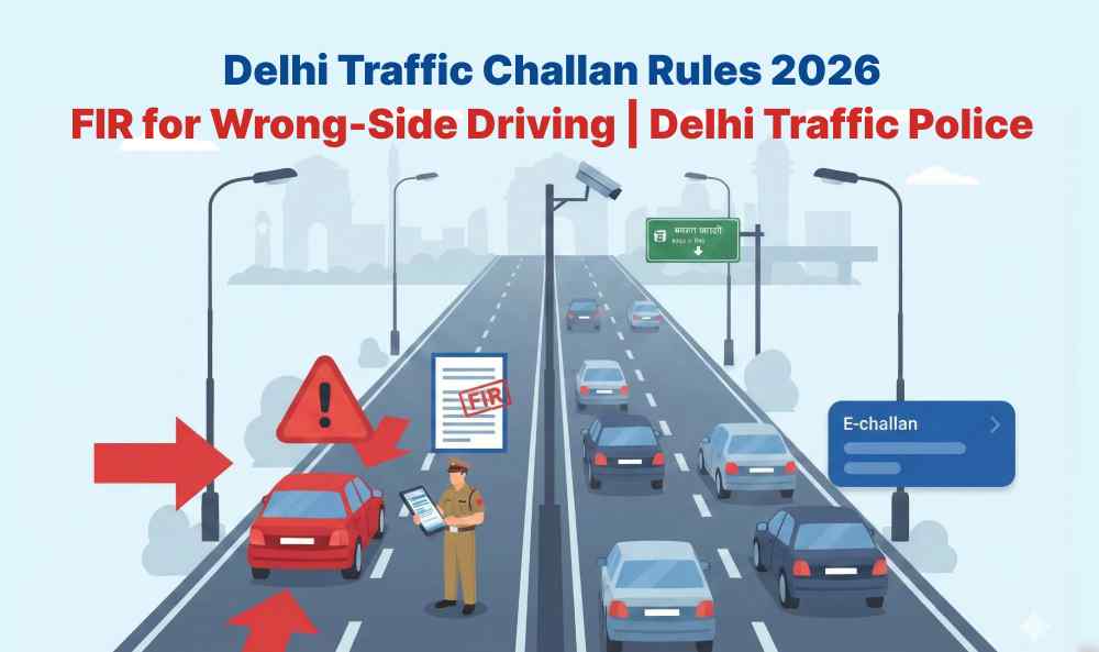 Delhi Traffic Challan Rules 2026: FIR for Wrong-Side Driving | Delhi ...