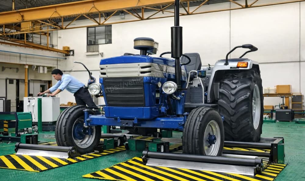 Road Testing Machine Alandi Road RTO now has a new testing track and roller brake tester ...