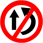 Over-taking Prohibited signal