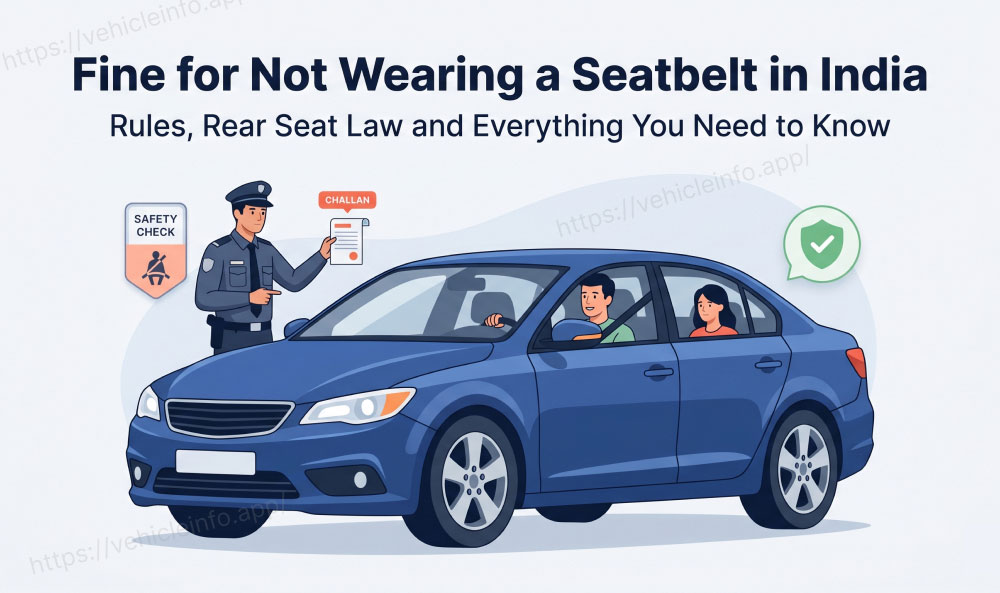 Fine for Not Wearing a Seatbelt in India: Rules, Rear Seat Law and Everything You Need to Know